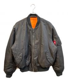 ALPHA INDUSTRIES（アルファインダストリーズ）の古着「MA-1ジャケット　0615-00-573-8335」｜ブラック