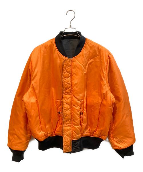 ALPHA INDUSTRIES（アルファインダストリーズ）ALPHA INDUSTRIES (アルファインダストリーズ) MA-1ジャケット　0615-00-573-8335 ブラック サイズ:XLの古着・服飾アイテム