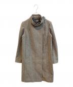 A.P.C.アーペーセー）の古着「マグネットボタンコート」｜ブラック