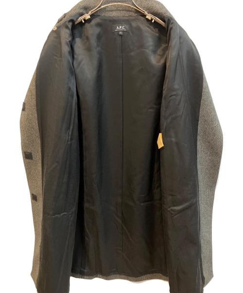 A.P.C.（アーペーセー）A.P.C. (アーペーセー) マグネットボタンコート ブラック サイズ:Ｓの古着・服飾アイテム