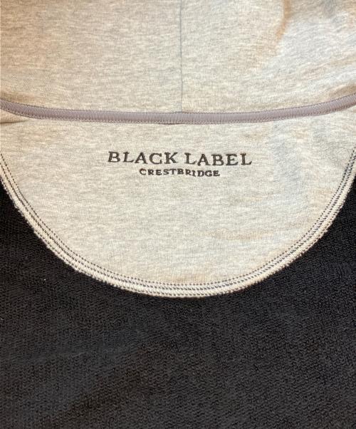 BLACK LABEL CRESTBRIDGE（ブラックレーベル クレストブリッジ）BLACK LABEL CRESTBRIDGE (ブラックレーベル クレストブリッジ) ジップパーカー　51P06-205-09 ブラック サイズ:2の古着・服飾アイテム