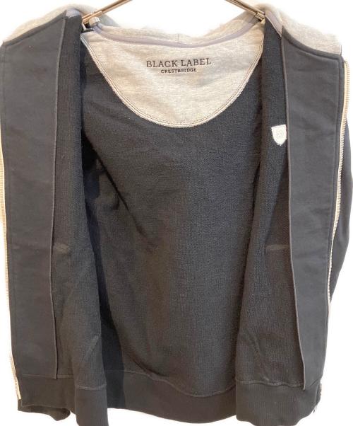 BLACK LABEL CRESTBRIDGE（ブラックレーベル クレストブリッジ）BLACK LABEL CRESTBRIDGE (ブラックレーベル クレストブリッジ) ジップパーカー　51P06-205-09 ブラック サイズ:2の古着・服飾アイテム