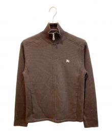 BURBERRY BLACK LABEL（バーバリーブラックレーベル）の古着「ドライバーズニット　BMT18-517-58」｜ブラウン
