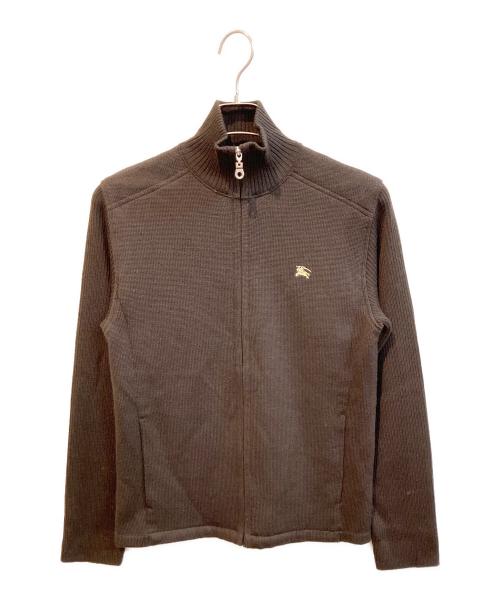 BURBERRY BLACK LABEL（バーバリーブラックレーベル）BURBERRY BLACK LABEL (バーバリーブラックレーベル) ドライバーズニット　BMT18-517-58 ブラウン サイズ:2の古着・服飾アイテム