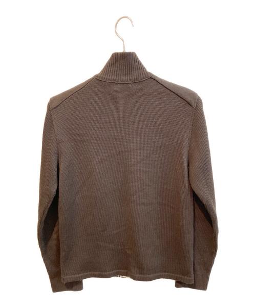 BURBERRY BLACK LABEL（バーバリーブラックレーベル）BURBERRY BLACK LABEL (バーバリーブラックレーベル) ドライバーズニット　BMT18-517-58 ブラウン サイズ:2の古着・服飾アイテム