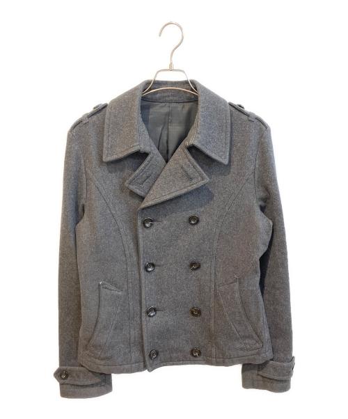 PPFM（ピーピーエフエム）PPFM (ピーピーエフエム) Pコート グレー サイズ:Lの古着・服飾アイテム