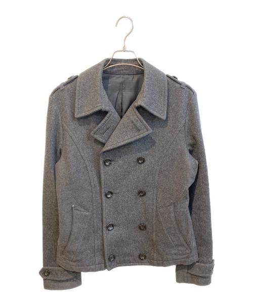 PPFM（ピーピーエフエム）PPFM (ピーピーエフエム) Pコート グレー サイズ:Lの古着・服飾アイテム