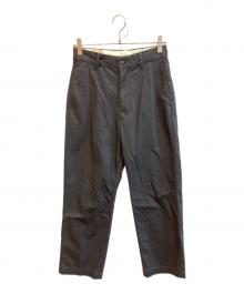 THE SHINZONE（ザ シンゾーン）の古着「WASHED HIGH WAIST CHINO PANTS」｜ブラック
