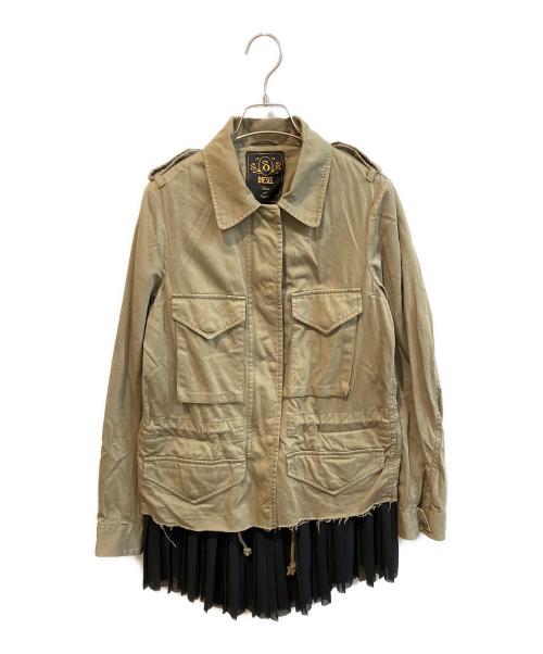 DIESEL（ディーゼル）DIESEL (ディーゼル) M65風レイヤードジャケット オリーブ サイズ:xxsの古着・服飾アイテム