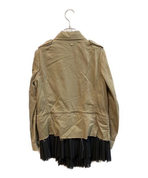 DIESEL（ディーゼル）DIESEL (ディーゼル) M65風レイヤードジャケット オリーブ サイズ:xxsの古着・服飾アイテム