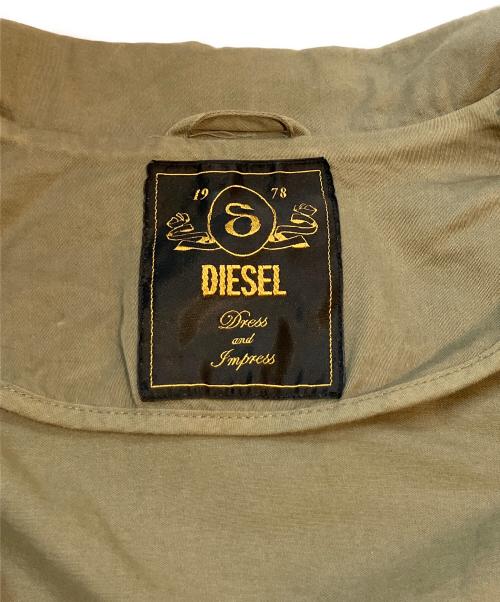 DIESEL（ディーゼル）DIESEL (ディーゼル) M65風レイヤードジャケット オリーブ サイズ:xxsの古着・服飾アイテム
