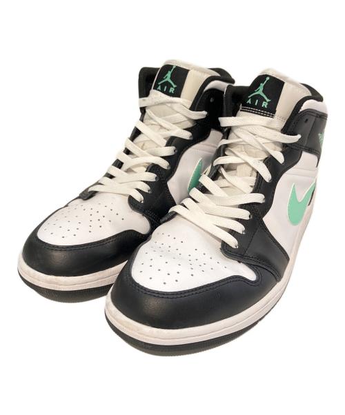 NIKE（ナイキ）NIKE (ナイキ) Air Jordan 1 Mid　DQ8426-103 ホワイト×グリーン サイズ:29の古着・服飾アイテム