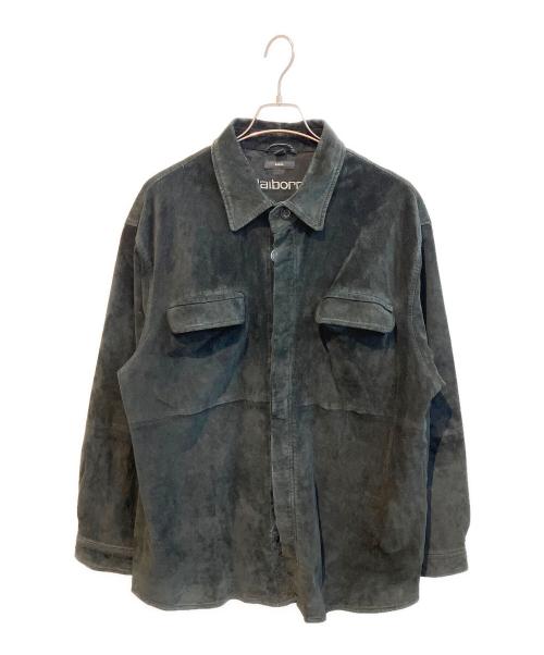 Claiborne（クレイボーン）Claiborne (クレイボーン) スウェードジャケット ブラック サイズ:Lの古着・服飾アイテム