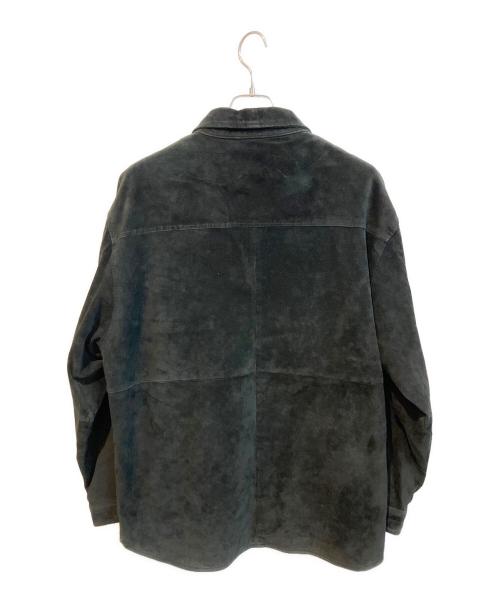 Claiborne（クレイボーン）Claiborne (クレイボーン) スウェードジャケット ブラック サイズ:Lの古着・服飾アイテム
