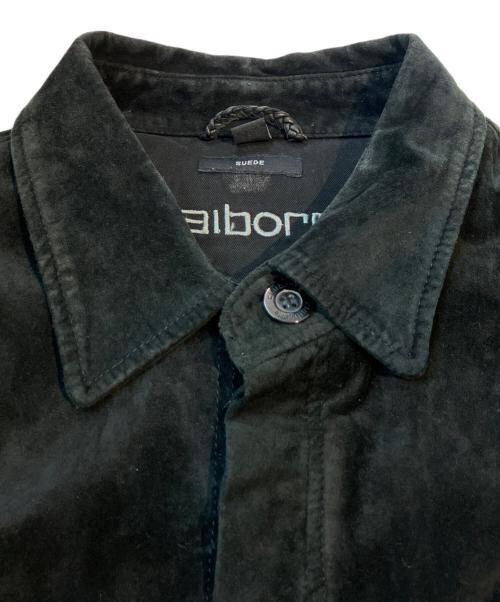 Claiborne（クレイボーン）Claiborne (クレイボーン) スウェードジャケット ブラック サイズ:Lの古着・服飾アイテム