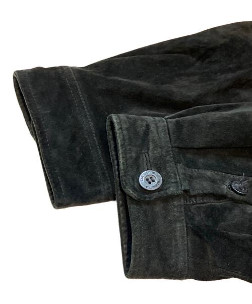 Claiborne（クレイボーン）Claiborne (クレイボーン) スウェードジャケット ブラック サイズ:Lの古着・服飾アイテム