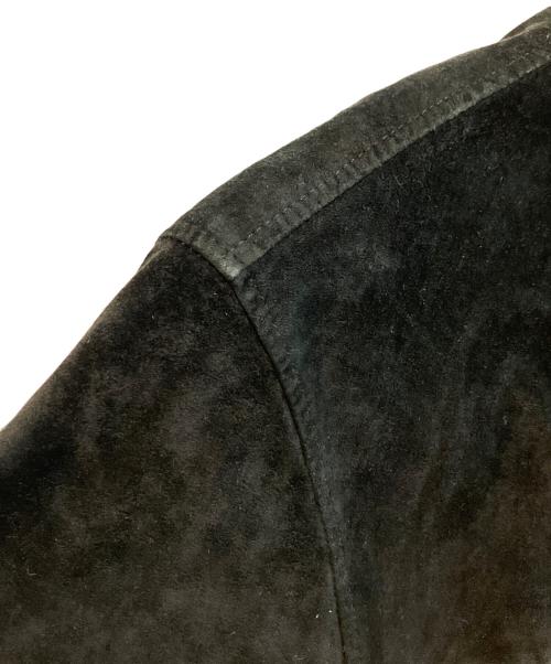 Claiborne（クレイボーン）Claiborne (クレイボーン) スウェードジャケット ブラック サイズ:Lの古着・服飾アイテム