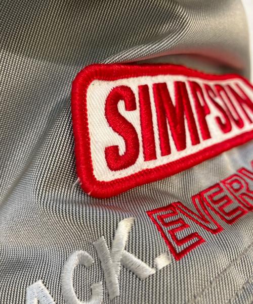 SIMPSON（シンプソン）SIMPSON (シンプソン) レーシングジャケット シルバー サイズ:Lの古着・服飾アイテム