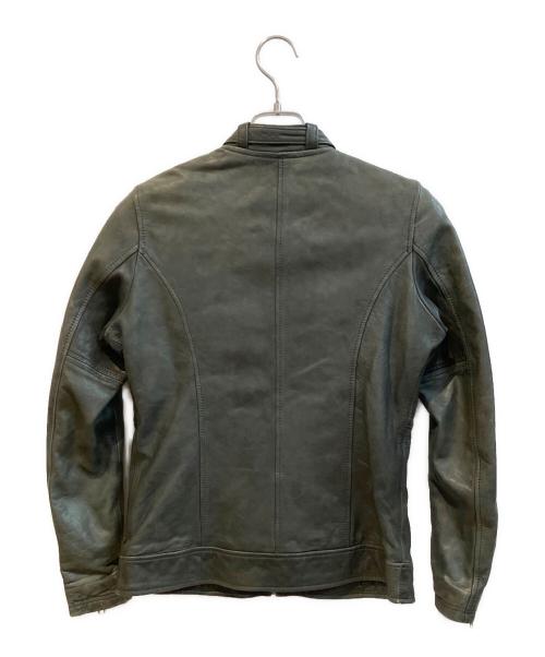 AVIREX（アヴィレックス）AVIREX (アヴィレックス) ラムレザーライダースジャケット ブラック サイズ:Mの古着・服飾アイテム