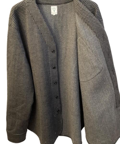 South2 West8（サウスツー ウエストエイト）south2 west8 (サウスツー ウエストエイト) シャツジャケット/SCOUTING SHIRT　J0830 グレー サイズ:Lの古着・服飾アイテム