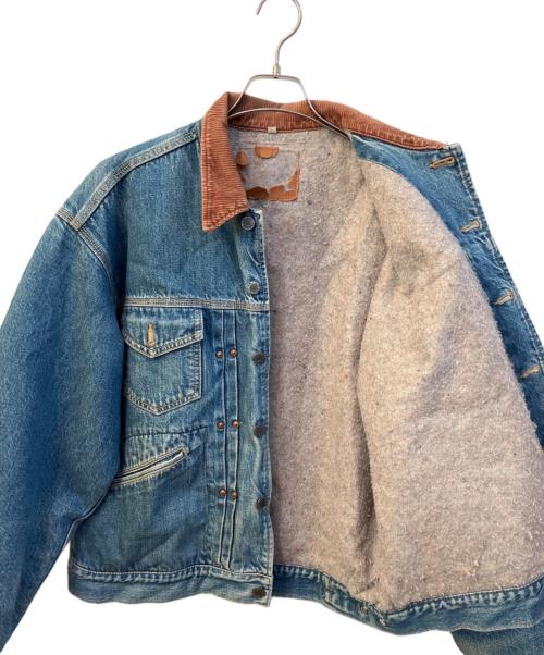 USED（ユーズド）USED (ユーズド) ブランケット付きデニムジャケット インディゴ サイズ:freeの古着・服飾アイテム