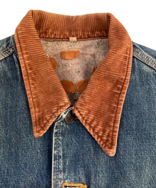 USED（ユーズド）USED (ユーズド) ブランケット付きデニムジャケット インディゴ サイズ:freeの古着・服飾アイテム