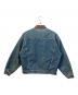 USED (ユーズド) ブランケット付きデニムジャケット インディゴ サイズ:free：5000円