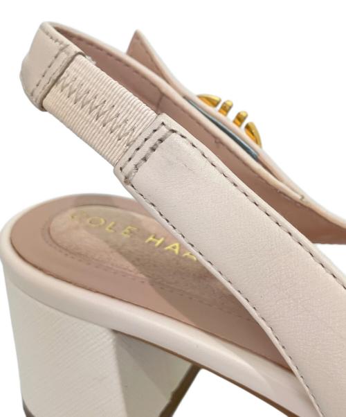 COLE HAAN（コールハーン）COLE HAAN (コールハーン) ザ ゴートゥー スリングバック パンプ　W27716 ベージュ サイズ:22の古着・服飾アイテム