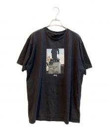 stussy（ステューシー）の古着「EDUCATION FOR THE MASSESプリントTシャツ」｜ブラック