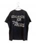 stussy (ステューシー) EDUCATION FOR THE MASSESプリントTシャツ ブラック サイズ:L：5000円