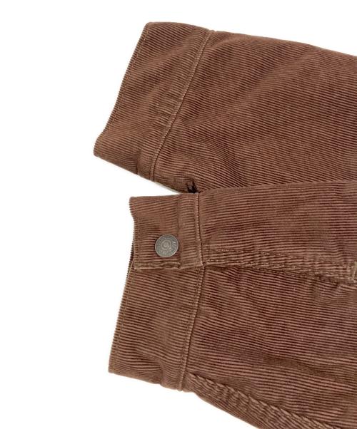 LEVI'S（リーバイス）LEVI'S (リーバイス) コーデュロイボアジャケット/Relaxed Fit Sherpa Trucker ジャケット ブラウン サイズ:Lの古着・服飾アイテム