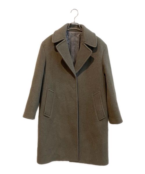 theory（セオリー）theory (セオリー) PURE DOUBLE チェスターコート　14-2309602-670-901 ブラウン サイズ:Pの古着・服飾アイテム