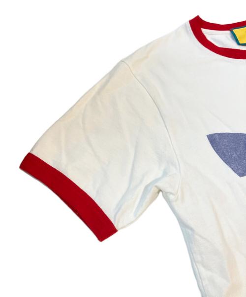 GUCCI（グッチ）GUCCI (グッチ) adidas (アディダス) リンガーTシャツ　702616 XJB1 ホワイト サイズ:XXXSの古着・服飾アイテム