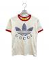 GUCCI（グッチ）の古着「リンガーTシャツ　702616 XJB1」｜ホワイト