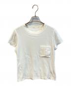 HERMESエルメス）の古着「ポケットTシャツ」｜ホワイト