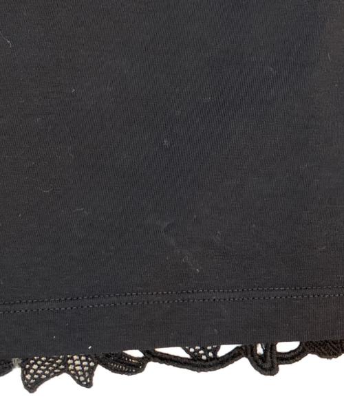 VALENTINO（ヴァレンティノ）VALENTINO (ヴァレンティノ) レースカットソー ブラック サイズ:XSの古着・服飾アイテム