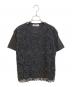 VALENTINO（ヴァレンティノ）の古着「レースカットソー」｜ブラック