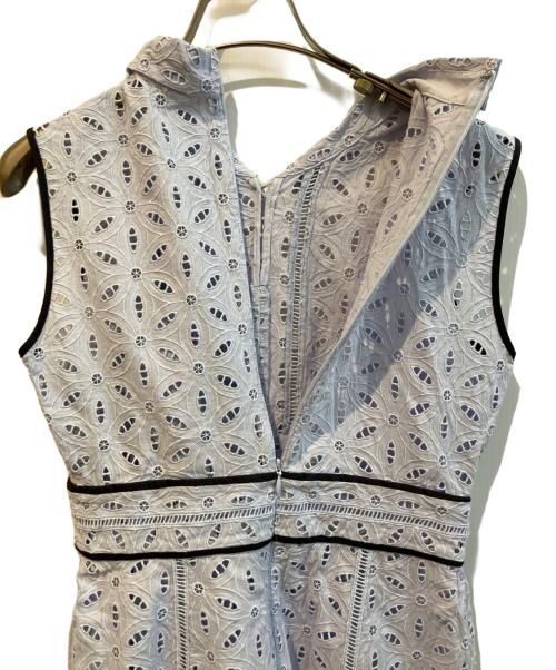 JILL STUART Endy ROBE（ジルスチュアート エンディローブ）JILL STUART Endy ROBE (ジルスチュアート エンディローブ) クラークレースワンピース スカイブルーの古着・服飾アイテム