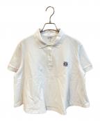 LOEWEロエベ）の古着「TRAPEZE POLO　S359Y23XAI」｜ホワイト