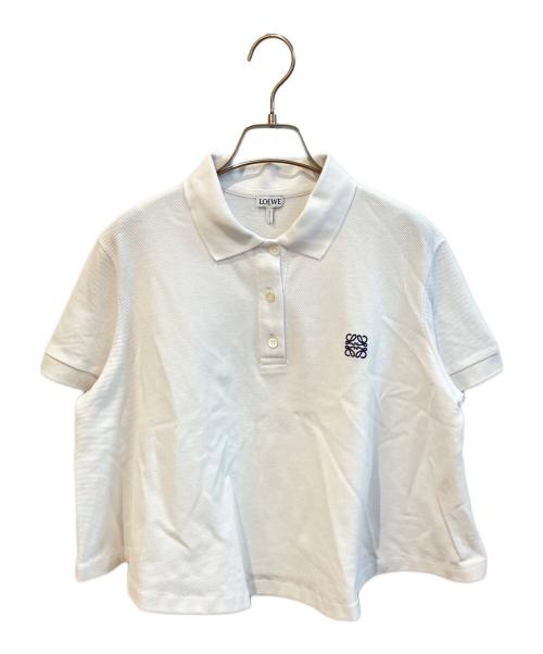LOEWE（ロエベ）LOEWE (ロエベ) TRAPEZE POLO　S359Y23XAI ホワイト サイズ:Sの古着・服飾アイテム