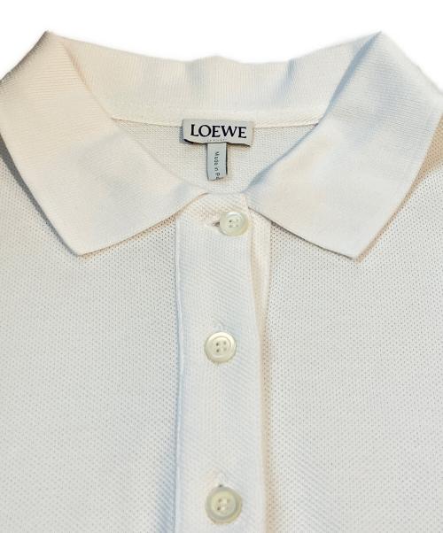 LOEWE（ロエベ）LOEWE (ロエベ) TRAPEZE POLO　S359Y23XAI ホワイト サイズ:Sの古着・服飾アイテム