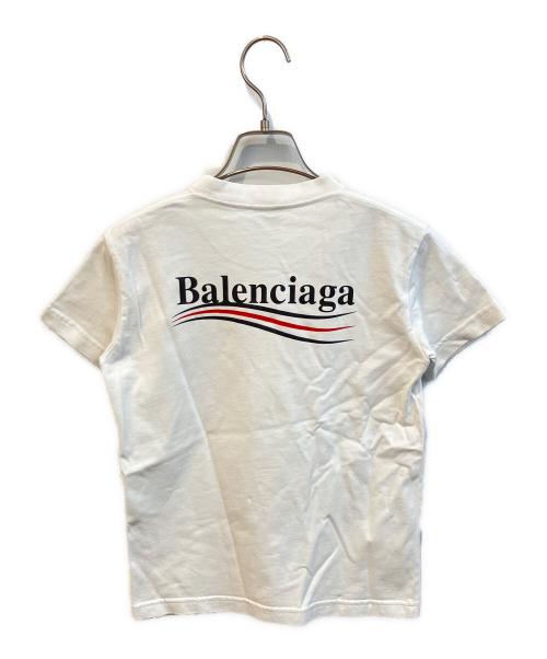 BALENCIAGA（バレンシアガ）BALENCIAGA (バレンシアガ) キャンペーンロゴTシャツ　612964 TIV52 ホワイト サイズ:XSの古着・服飾アイテム