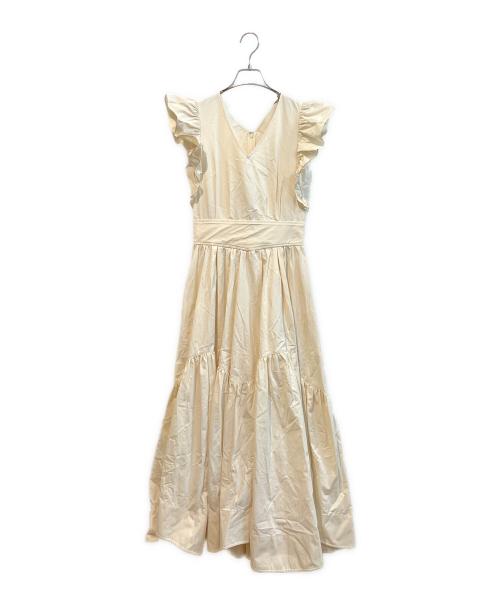Sov.（ソブ）Sov. (ソブ) ノースリーブフリルワンピース 0301-180-233 アイボリー サイズ:38 未使用品の古着・服飾アイテム