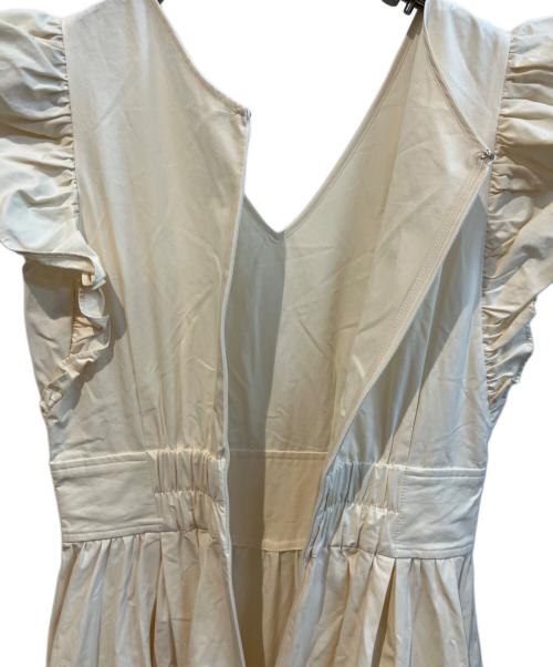 Sov.（ソブ）Sov. (ソブ) ノースリーブフリルワンピース 0301-180-233 アイボリー サイズ:38 未使用品の古着・服飾アイテム