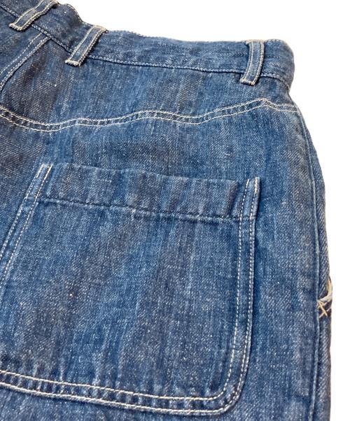 NUMERO UNO（ヌメロウーノ）NUMERO UNO (ヌメロウーノ) リネンデニムパンツ　NEPT-3082A インディゴ サイズ:FREEの古着・服飾アイテム
