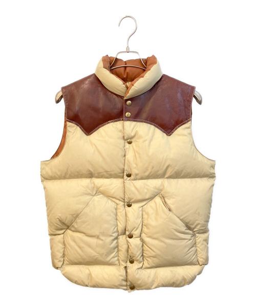 RockyMountainFeatherBed（ロッキーマウンテンフェザーベッド）RockyMountainFeatherBed (ロッキーマウンテンフェザーベッド) ダウンベスト ベージュ サイズ:42の古着・服飾アイテム