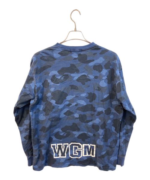 A BATHING APE（アベイシングエイプ）A BATHING APE (アベイシングエイプ) シャークジップカットソー　001LTH801013M ネイビー サイズ:Mの古着・服飾アイテム