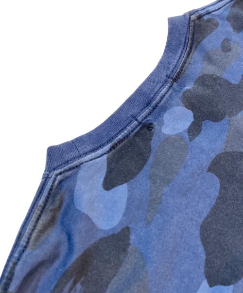 A BATHING APE（アベイシングエイプ）A BATHING APE (アベイシングエイプ) シャークジップカットソー　001LTH801013M ネイビー サイズ:Mの古着・服飾アイテム