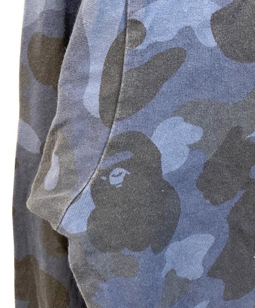 A BATHING APE（アベイシングエイプ）A BATHING APE (アベイシングエイプ) シャークジップカットソー　001LTH801013M ネイビー サイズ:Mの古着・服飾アイテム