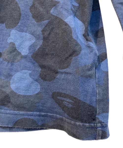 A BATHING APE（アベイシングエイプ）A BATHING APE (アベイシングエイプ) シャークジップカットソー　001LTH801013M ネイビー サイズ:Mの古着・服飾アイテム